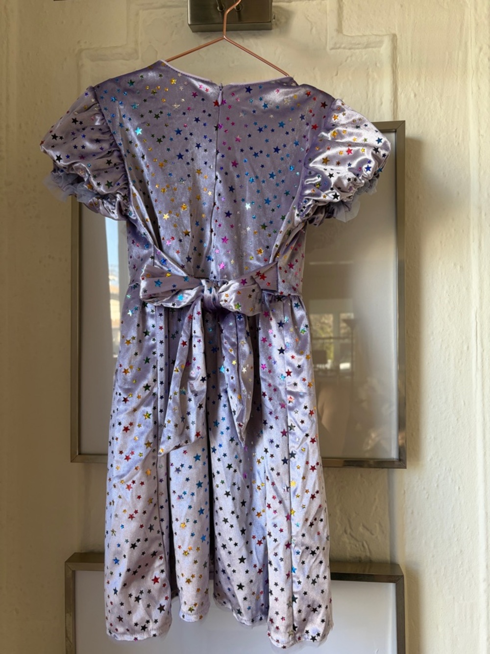 Lola + The Boys Lavender Wrap-Style Midi Dress - Picture 3 of 3